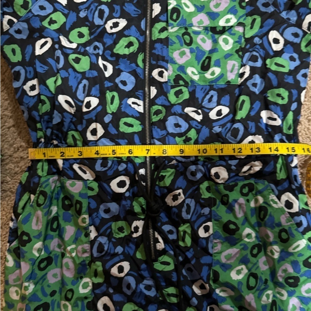 Diane von Furstenberg X Target Women's Nylon Jazz Green Sports Jumpsuit XS - Picture 12 of 14
